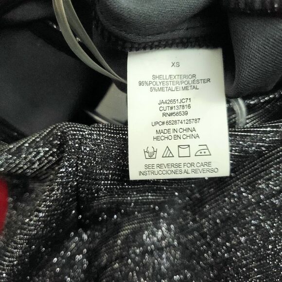 Speechless Womens Glittery Skater Dress Metallic Sleeveless Glam Party Rock XS - Picture 10 of 12